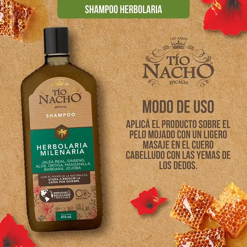 Tio Nacho Herbolaria Milenaria Shampoo 415ml