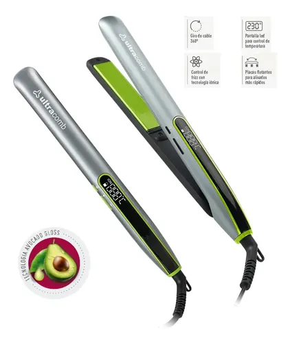 Plancha De Pelo Ultracomb Ap-4422 Cerámica Tourmaline Ion