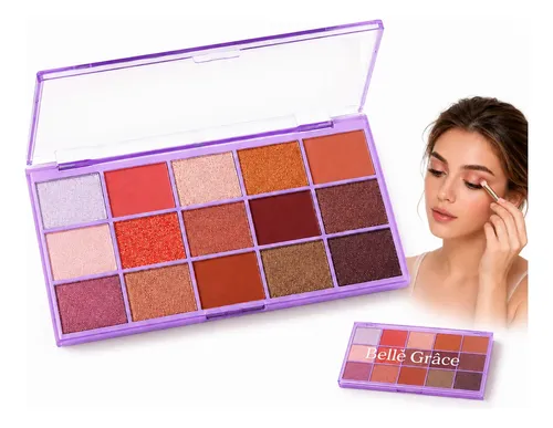 Paleta De Sombra De Ojos 15 Colores Maquillaje Veoquiero