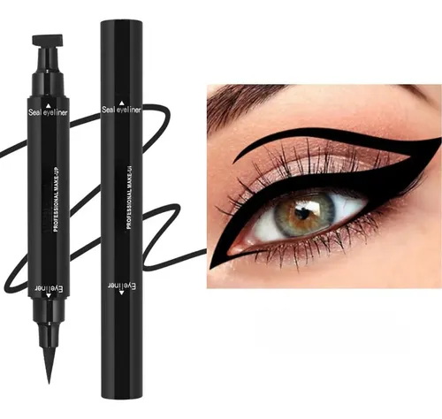 Eyeliner Estampilla Doble Punta Negro Onarisae