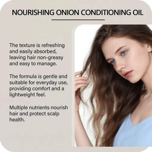 Onion Oil For Hair & Scalp, Natural Onion Oil Blend With