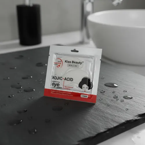 Parches Ojos Kiss Beauty Kojic Acid Niacinamida Cafeina X10