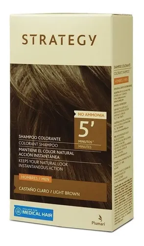Strategy Shampoo Color Castaño Claro Efecto Inmediato