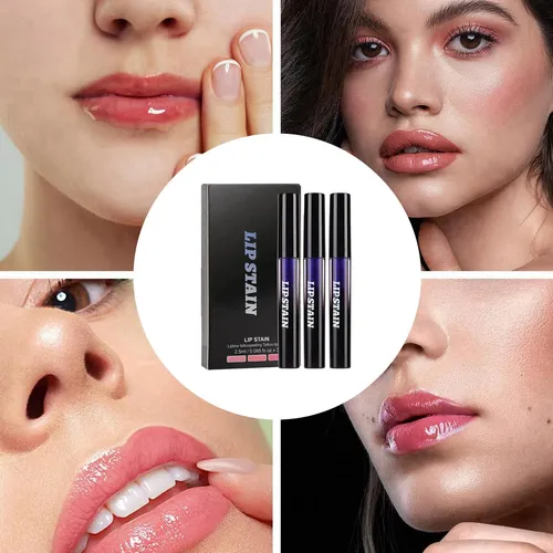 Set De 3 Labiales Gloss Waterproof Y Peelable