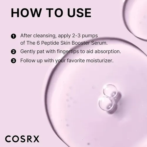 Loción Facial Cosrx The 6 Peptide Skin Booster De 30 Ml Para Piel Madura