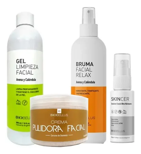 Combo Biobellus Facial Exfoliante Limpieza