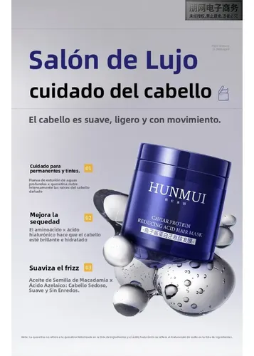 Mascarilla Capilar Con Proteínas De Caviar, Nutritiva Y Repa