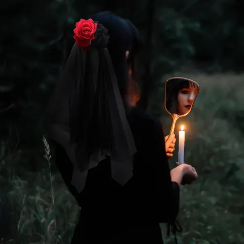 Diadema Creativa Para Halloween Con Velo De Cosplay Con Form