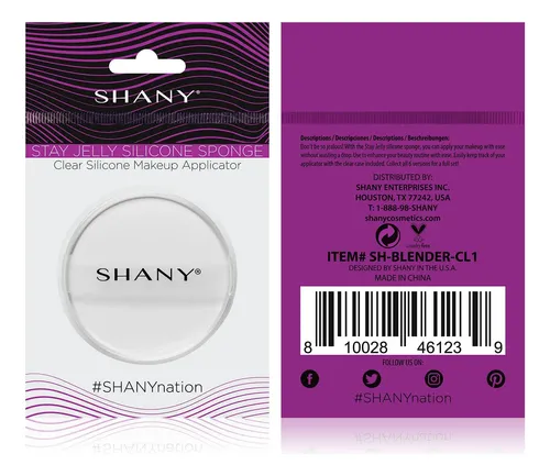 Esponja Para Mezclar Maquillaje Shany Stay Jelly Silicone Cl