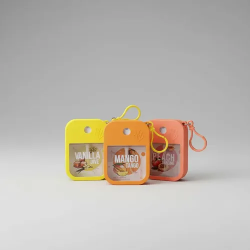 Set X 3 Perfume De Cartera Dama 35ml Vv Love Mango Durazno Vainilla