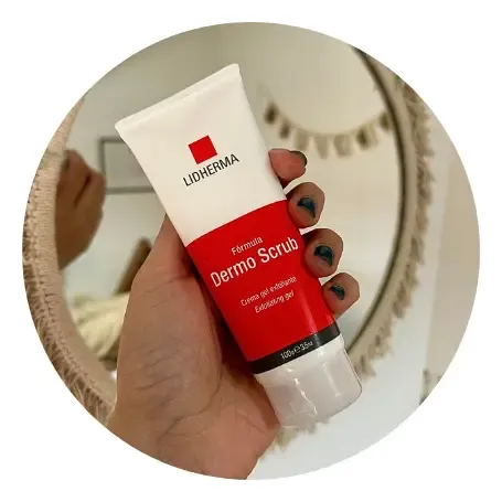 Gel Exfoliante Facial Limpieza Profunda Dermo Scrub Lidherma
