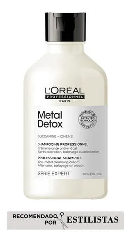 Shampoo L’Oréal Professionnel Metal Detox Shampoo L’oréal Professionnel Metal Detox en botella de 300mL de 300g por 1 unidad