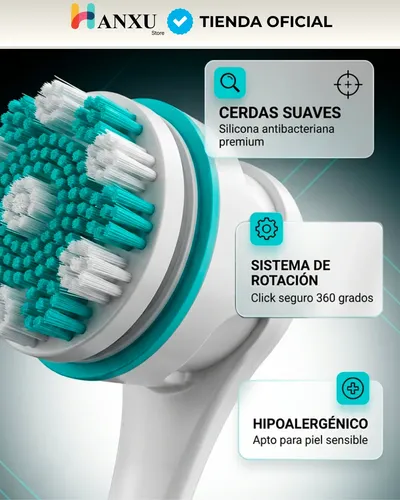 Cepillo Exfoliante Corporal Eléctrico Inalámbrico Spa