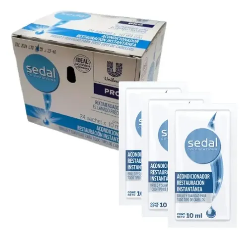 Acondicionador Sedal Hotelero Sachet 10ml Caja X 24u Hotel