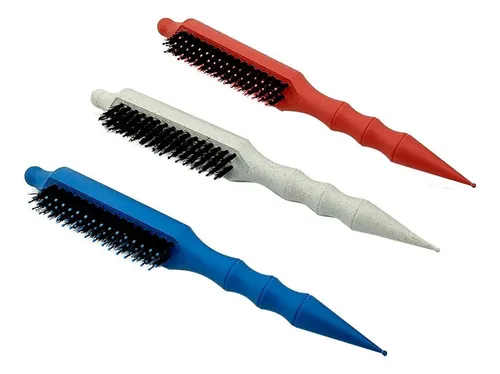 3 Cepillos Para Pelo Fino, Cepillos De Nailon Y 3 Unidades