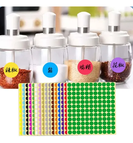 16 Uds. De Pegatinas De Puntos, Pegatinas De Sellado, 13 Mm