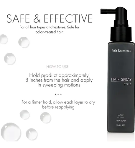 Laca Para Cabello Fuerte Josh Rosebrook 120 Ml