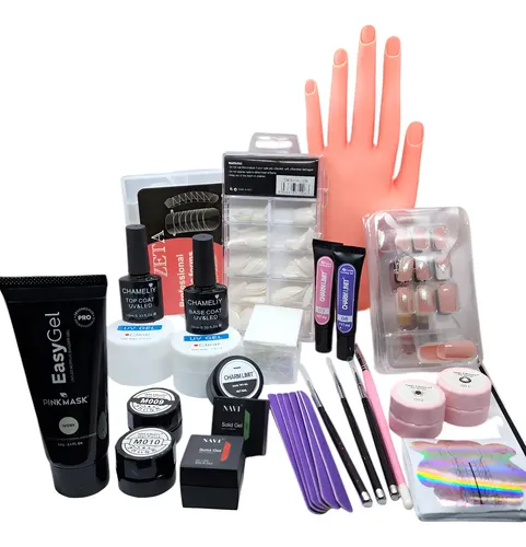 Kit  Hacer Uñas En Gel Uv Led + Mano Practica