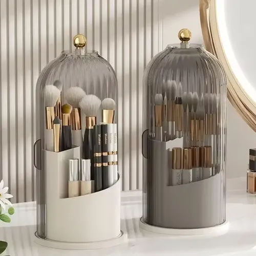 Organizador Giratorio De Brochas Maquillaje Y Skin Care