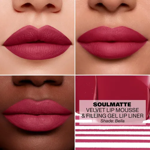 Lápiz Delineador De Labios En Gel Morphe Soulmatte Bella