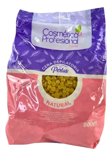 Kit X3 Ceras En Perlas Natural Cosmética Profesional 800g