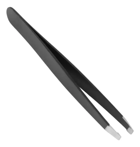 Pinzas Oblicuas Para Cejas (acero Inoxidable), Color Negro