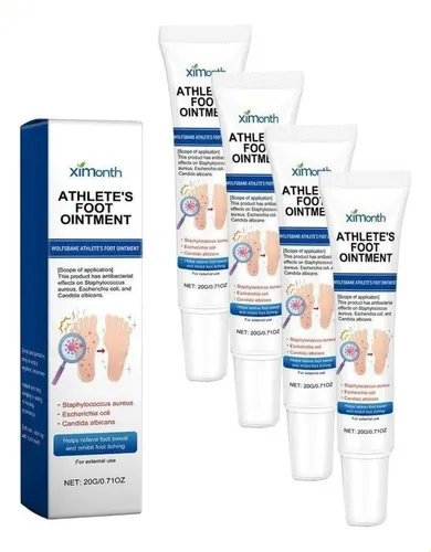 Ungüento Para Pies De Atleta Wolfsbane, Crema Curativa Contr