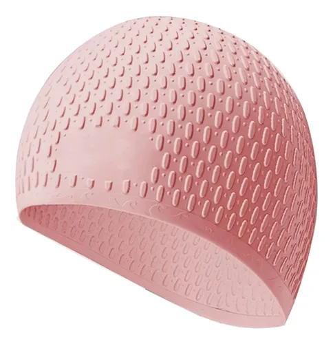 Gorro De Natación De Silicona Unisex Ajustable Protección