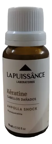 Ampolla La Puissance Keratine Shock Cabellos Dañados 15ml X3