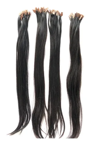 100 Extensiones Cabello Natural 30 Cms De Largo Premiun