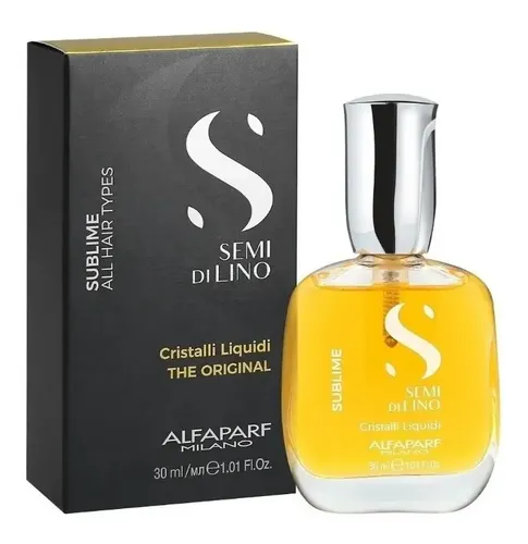 Aceite Alfaparf Cristal líquido 30ml Semi Di Lino