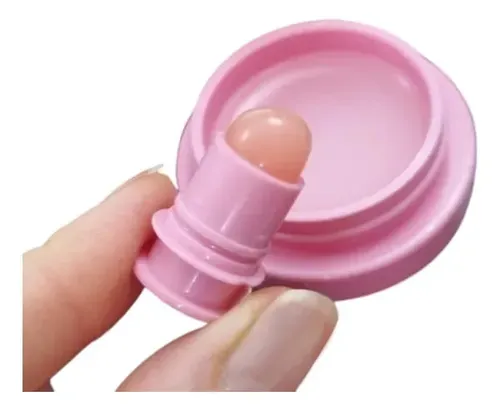 Balsamo Labial Con Mini Pincel De Silicona Dona Herorange