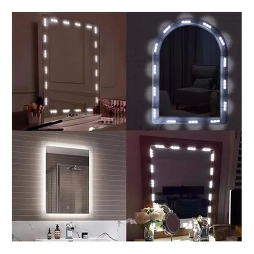 Set De Tocador Led Con Cadena De Luces De Espejo Regulab