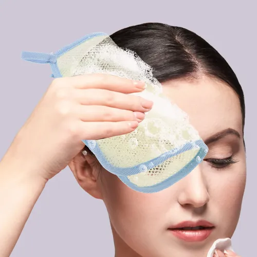 Paños De Baño Exfoliantes Para Rostro Y Cuerpo, 4 Unidades