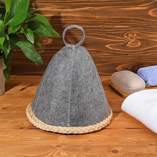 Gorro De Ducha Anticalor For Sauna, Lana Gruesa, Turbante P