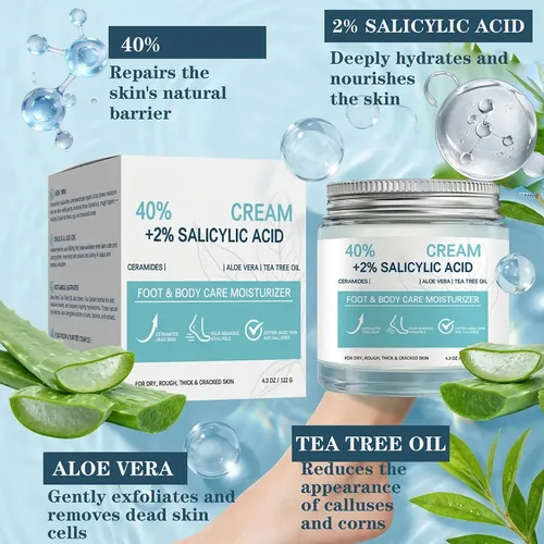 Crema Para Pies, Nutritiva, Hidratante Y Suavizante, Cuidado Multicolor