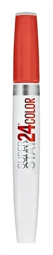 Labial Maybelline 24 Color Super Stay color non-stop orange brillante