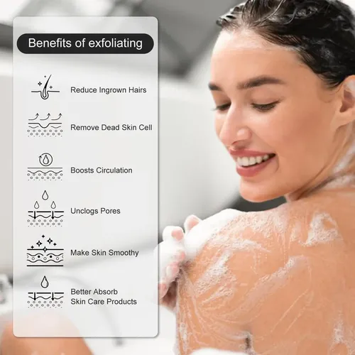 Manopla Exfoliante Coreana Guante Corporal 3 Piezas Piel Sua
