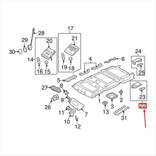Espejo De Tocador Con Luz Led Para Auto Lr3 Lr4 Range T.1