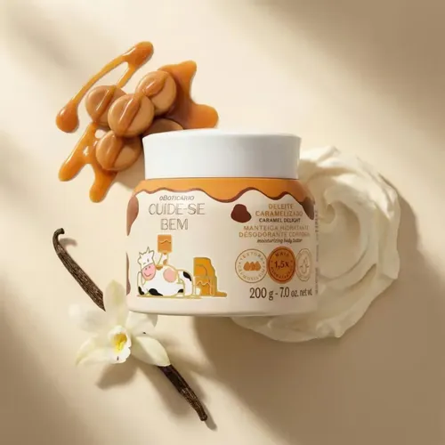 Manteca corporal desodorante hidratante Take Good Care of Yourself Caramelized Delight 200 g O Boticário