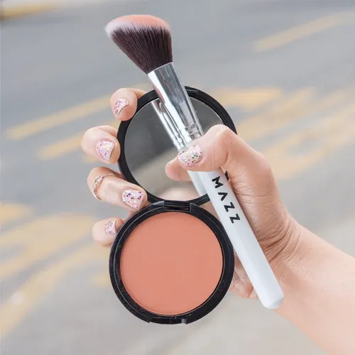 Rubor En Polvo Compacto Mazz Make Up Ultra Pigmentado