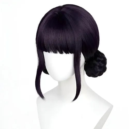 Peluca De Fiesta Morada Para Cosplay De Rumi.