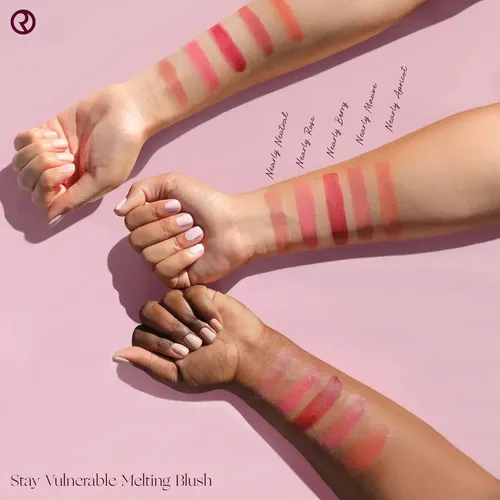 Rubor Rare Beauty Stay Vulnerable En Crema 5g – Tono Del Maquillaje Nearly Apricot