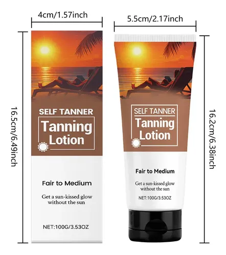 Crema Corporal Bronceadora La Loción Bronceadora Hidratante