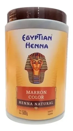 Egyptian Henna Matizador Polvo X 500 Gr Tono Marron