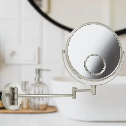 Espejo De Pared Jerdon Para Baño Con Aumento 10x