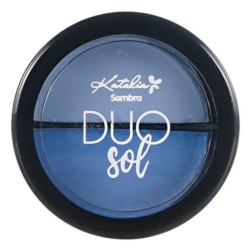 Sombra De Ojos Compacta Duo Sol Katalia Color 05- Azul