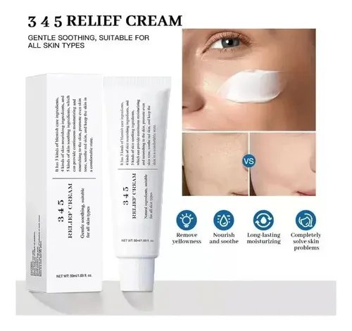 Ab3 Piezas, Crema Reparadora Intensiva, Crema Calmante 345,