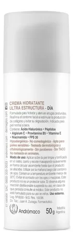 Crema Dermaglos Ultra Estructura Hidratante De Dia Fps30 50g