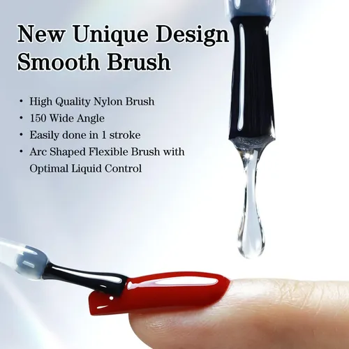 Set Gel Base Y Top Coat Brillo Transparente Uv Led